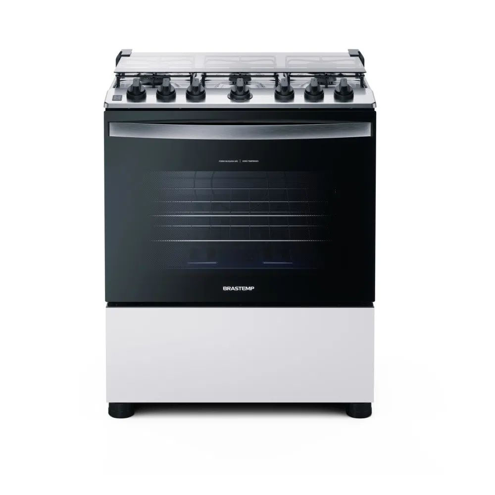 Fogão 6 Bocas Brastemp BFS6NCB Branco Bivolt
