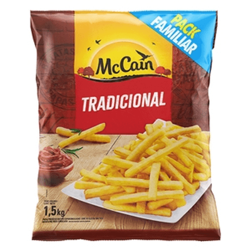 Batata Mccain Pré-Frita Tradicional Congelada 1,5Kg