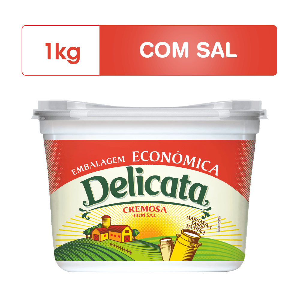 Margarina Delicata com Sal 1Kg