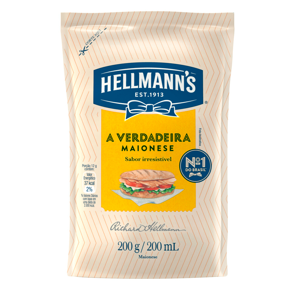 Maionese Hellmann's Sachê 200g
