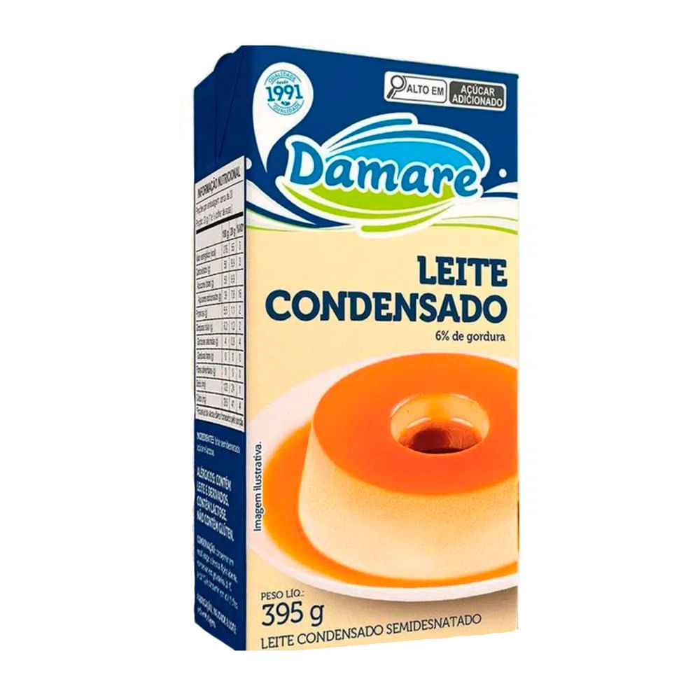 Leite Condensado Damare Tetra Pak 395g
