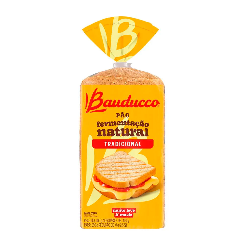 Pão de Forma Bauducco Tradicional 390g