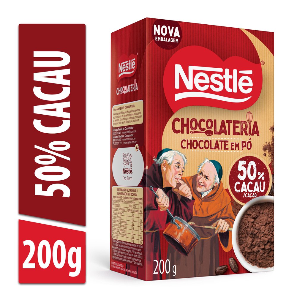 Chocolate em Pó Nestlé Dois Frades 200g