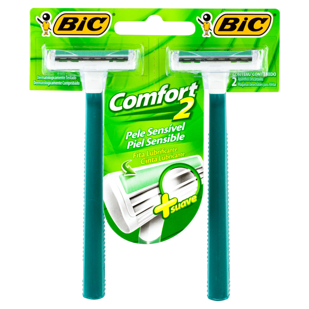 Aparelho para Barbear Bic Comfort 2 com 2 Unidades