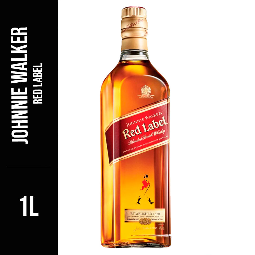 Whisky Johnnie Walker Red Label 1 Litro