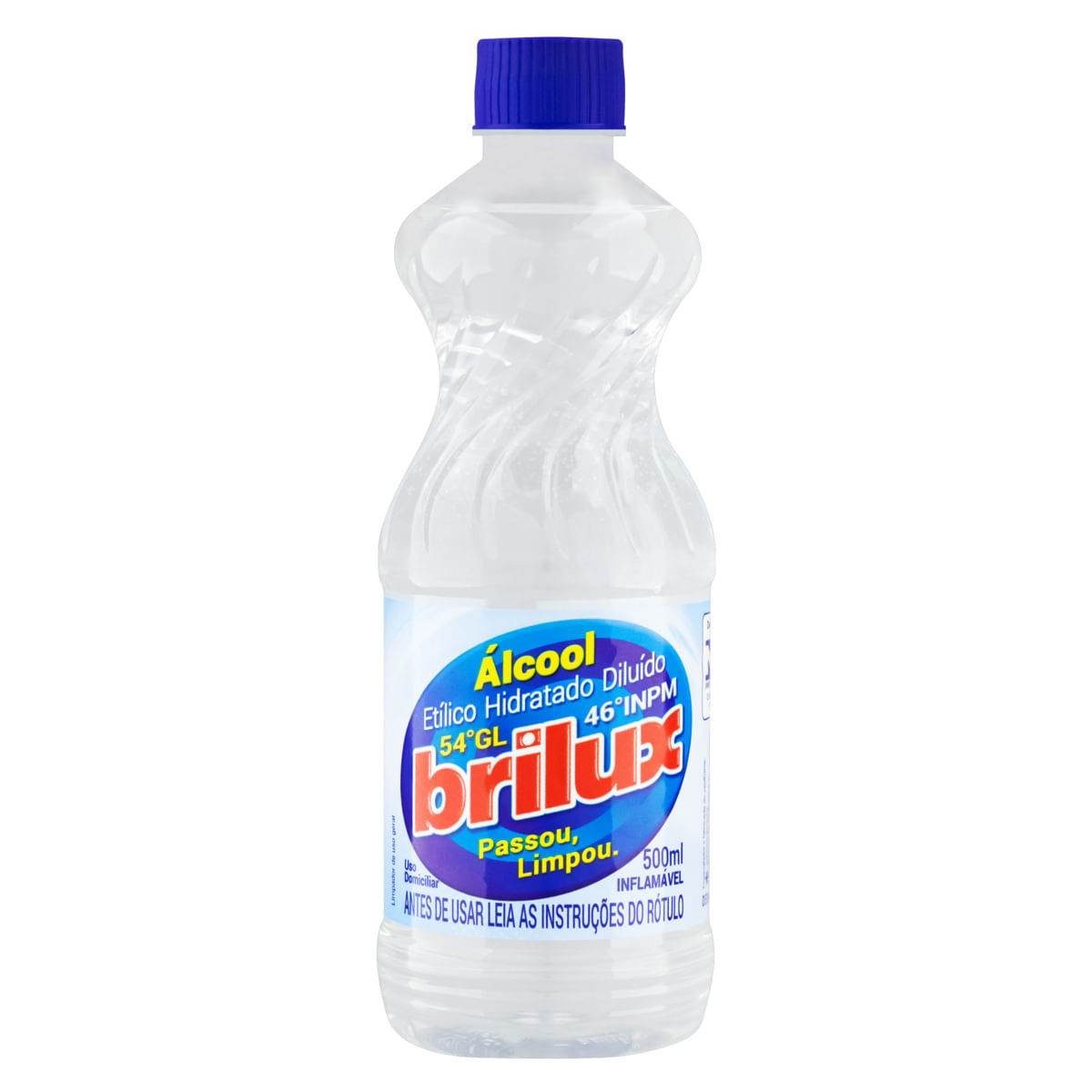 Álcool Etílico Brilux 46 INPM Limpador de Uso Geral 500ml