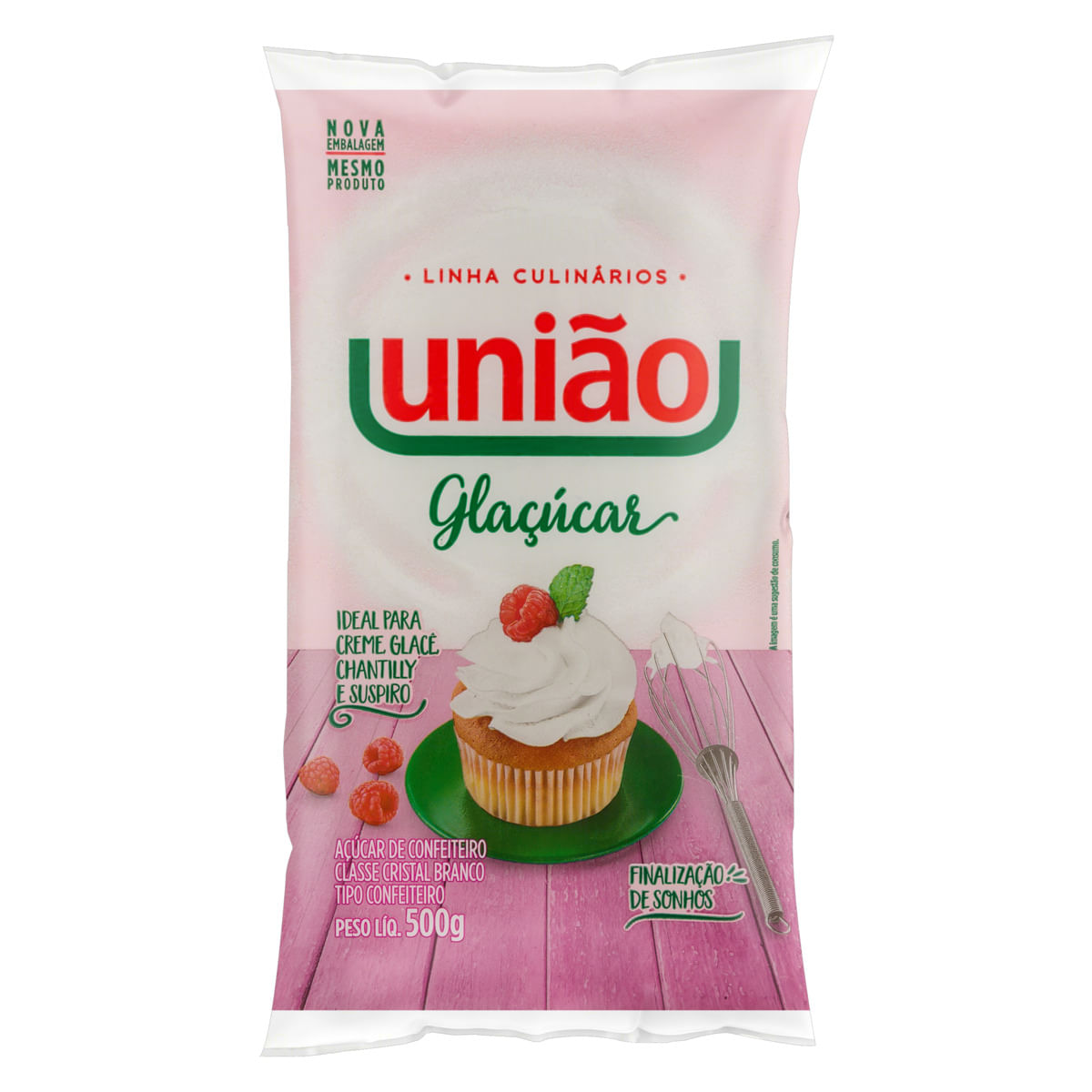 Açúcar Refinado União Glaçúcar 500g