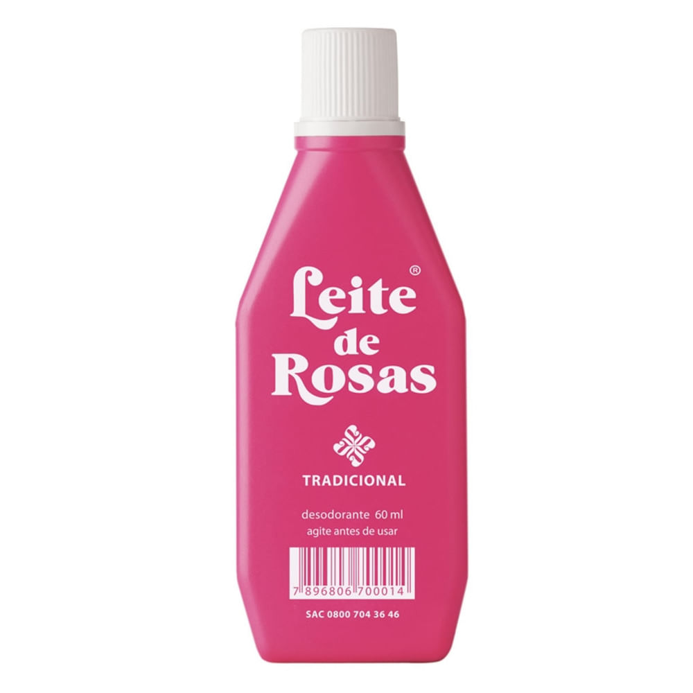 Desodorante Leite de Rosas Tradicional 60ml