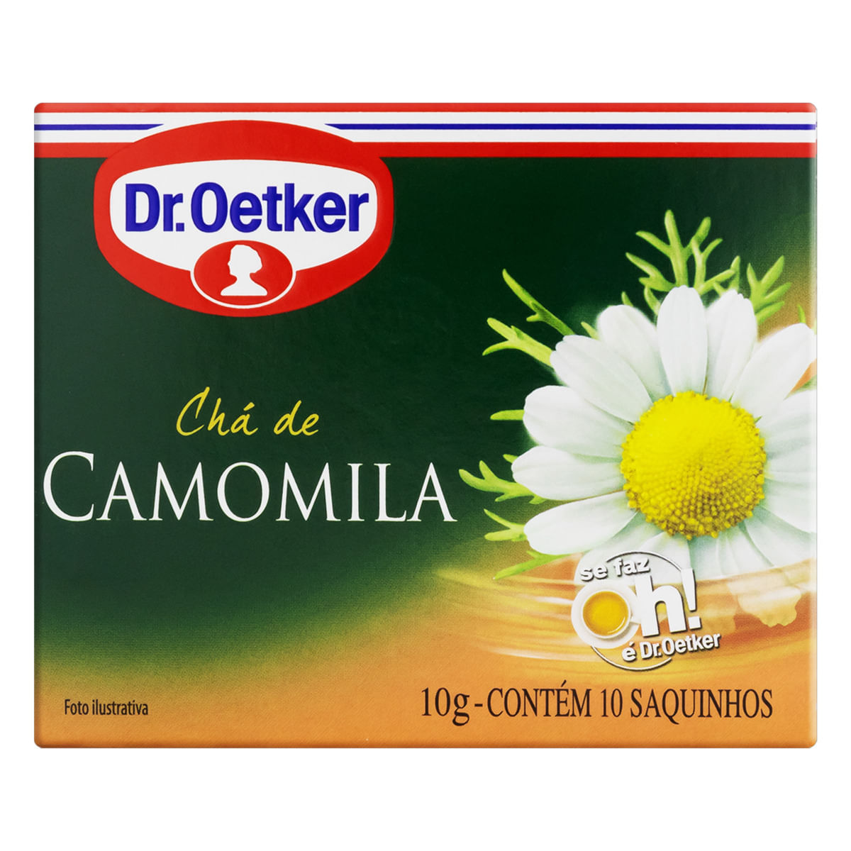 Chá Dr.Oetker Camomila 10g com 10 Sachês