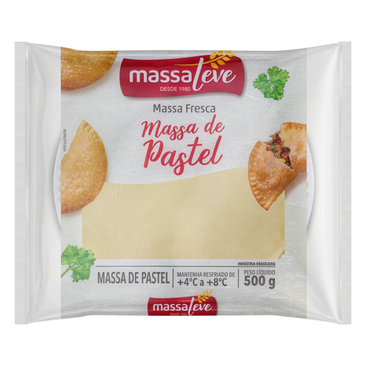 Massa para Pastel Massa Leve Discão 500g