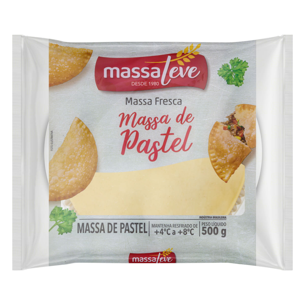 Massa para Pastel Massa Leve 500g
