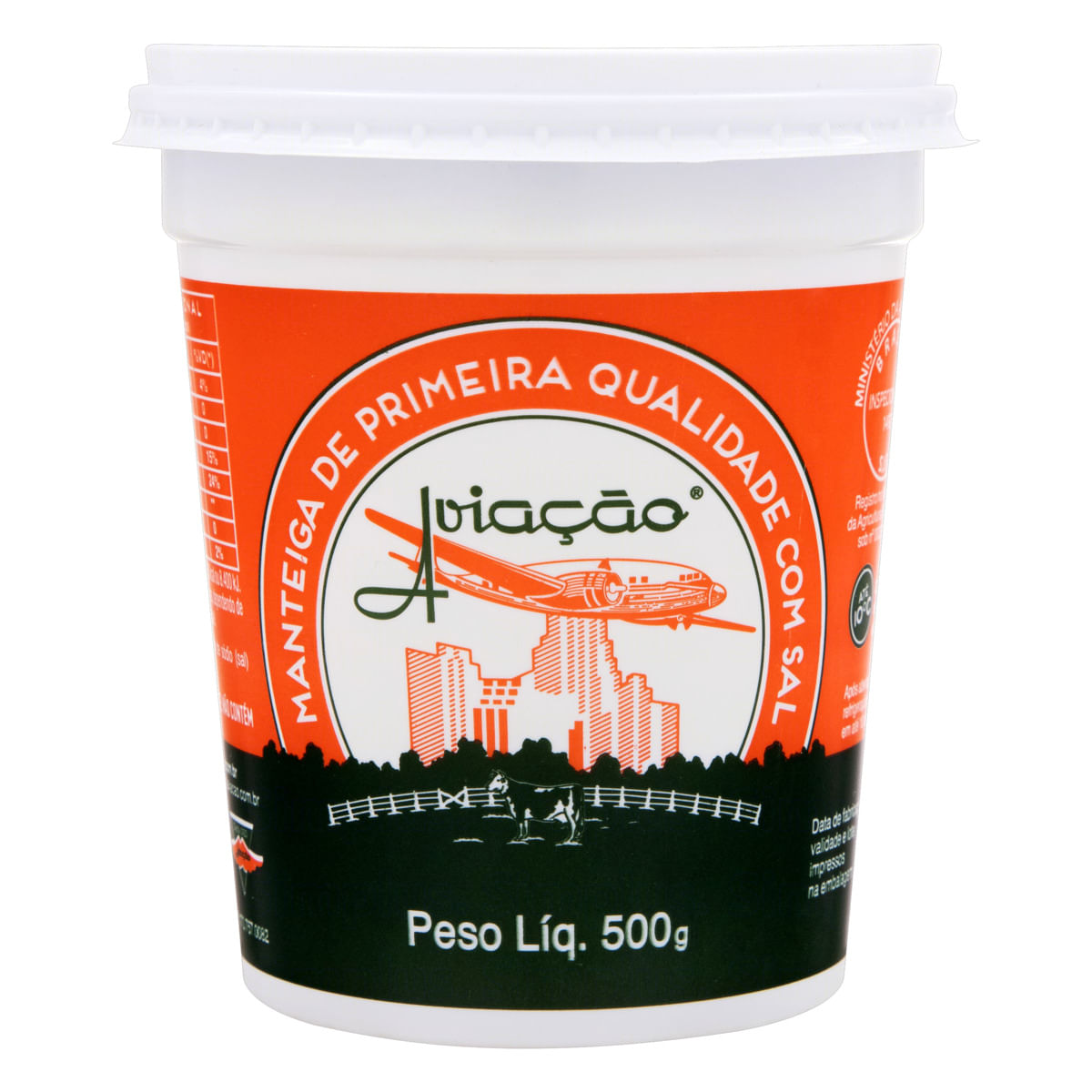 Manteiga Aviação com Sal Pote 500g