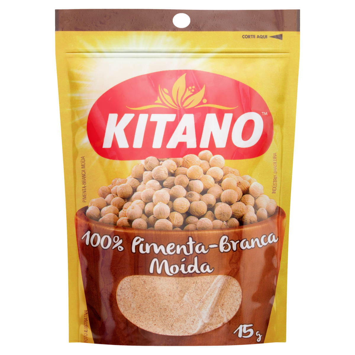 Pimenta-do-Reino Branca Moída Kitano 15g