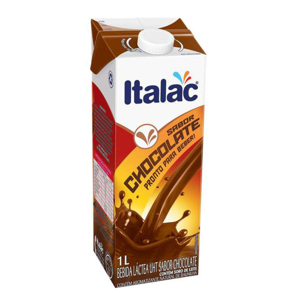 Bebida Láctea Italac Chocolate 1 Litro