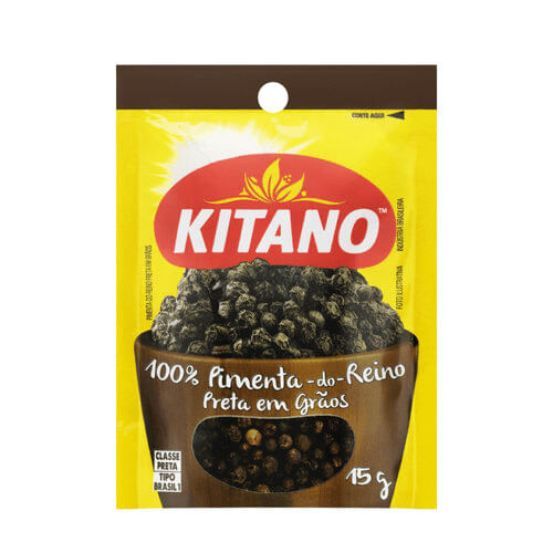 Pimenta-do-Reino Preta em Grãos Kitano 15g
