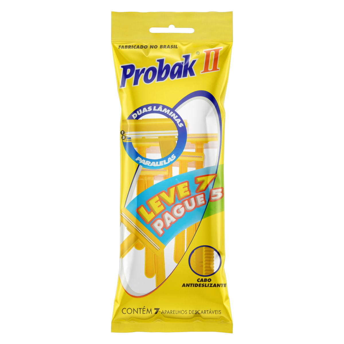 Aparelho para Barbear Gillette Probak II Leve 7 Pague 5 Unidades