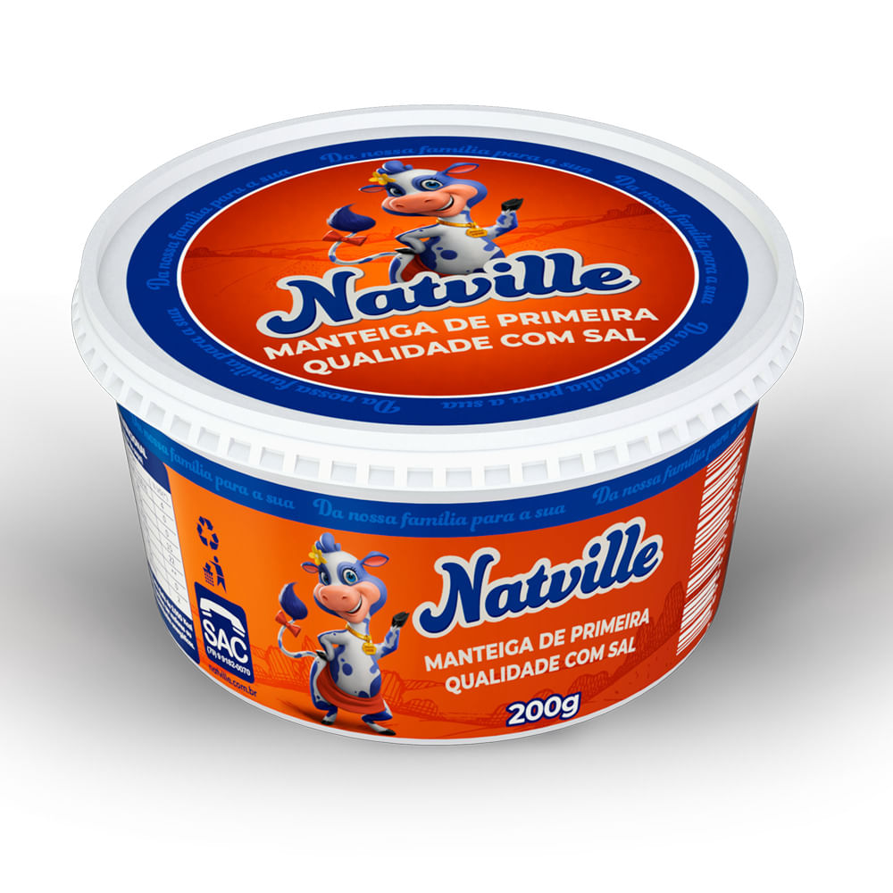 Manteiga Natville com Sal 200g