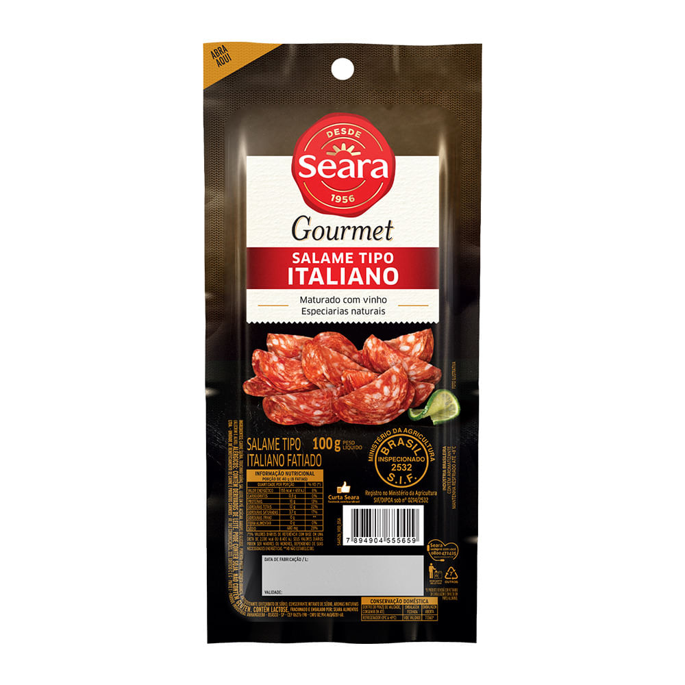 Salame Italiano Seara Fatiado