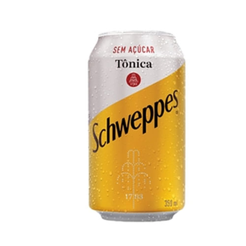 Água Tônica Schweppes sem Açúcar Lata 350ml