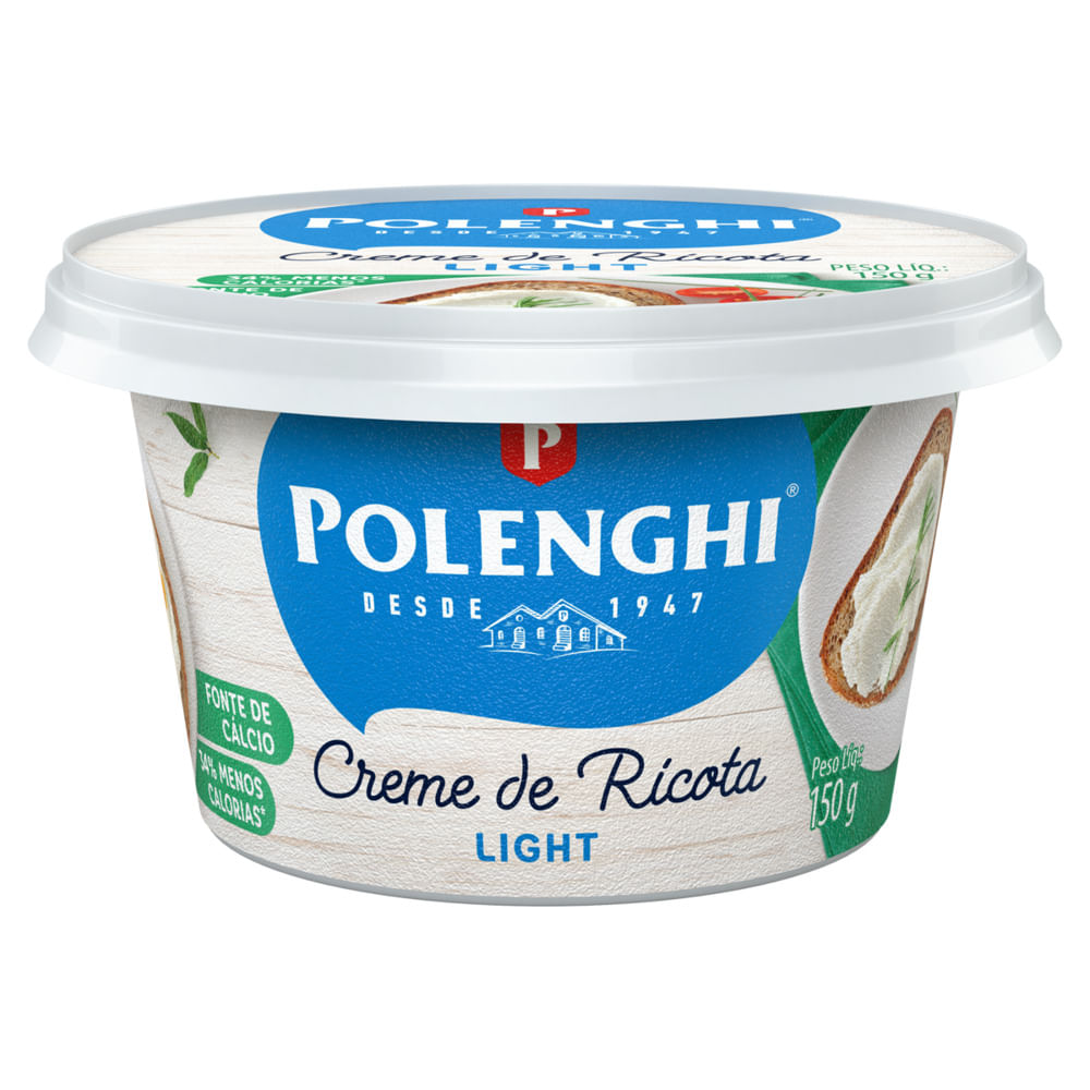 Creme de Ricota Polenghi Light Pote 150g
