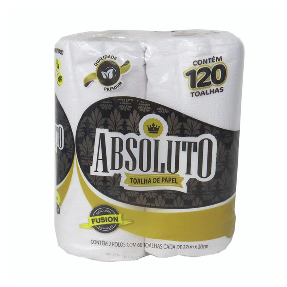 Papel Toalha Absoluto c/ 2 Unid