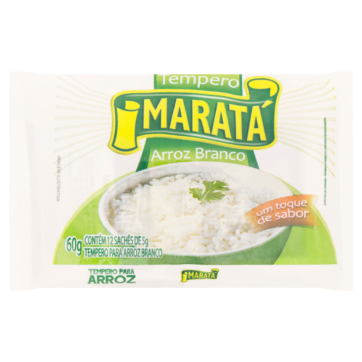 Tempero em Pó p/ Arroz Branco Maratá 60g