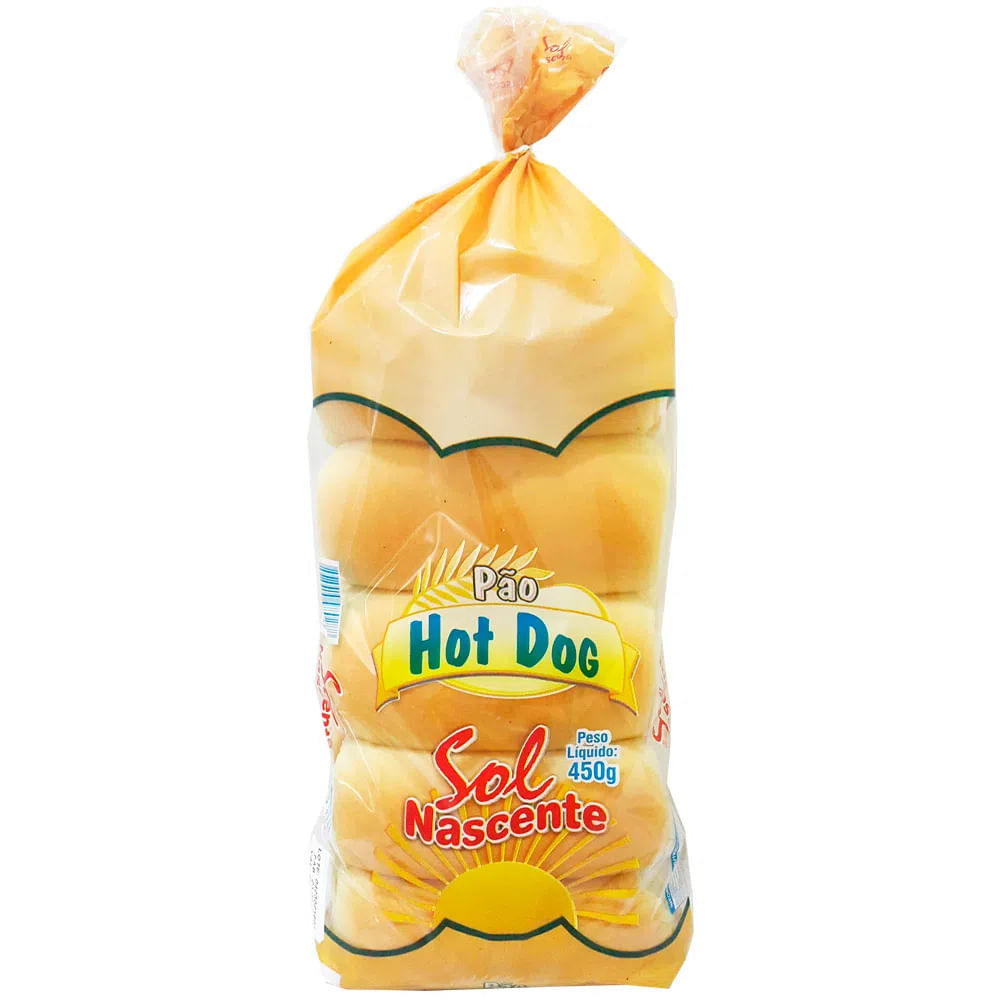 Pão para Hot Dog Nascente 450g
