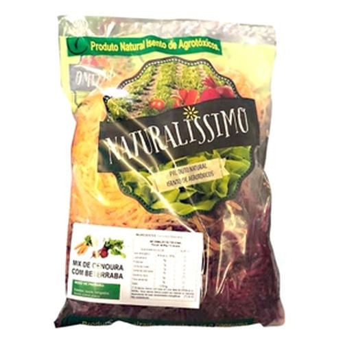 Mix de Cenoura/Beterraba Naturalíssimo Fatiado 300g