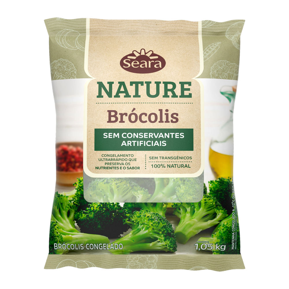 Brócolis Florete Congelado Seara Nature 1,05kg