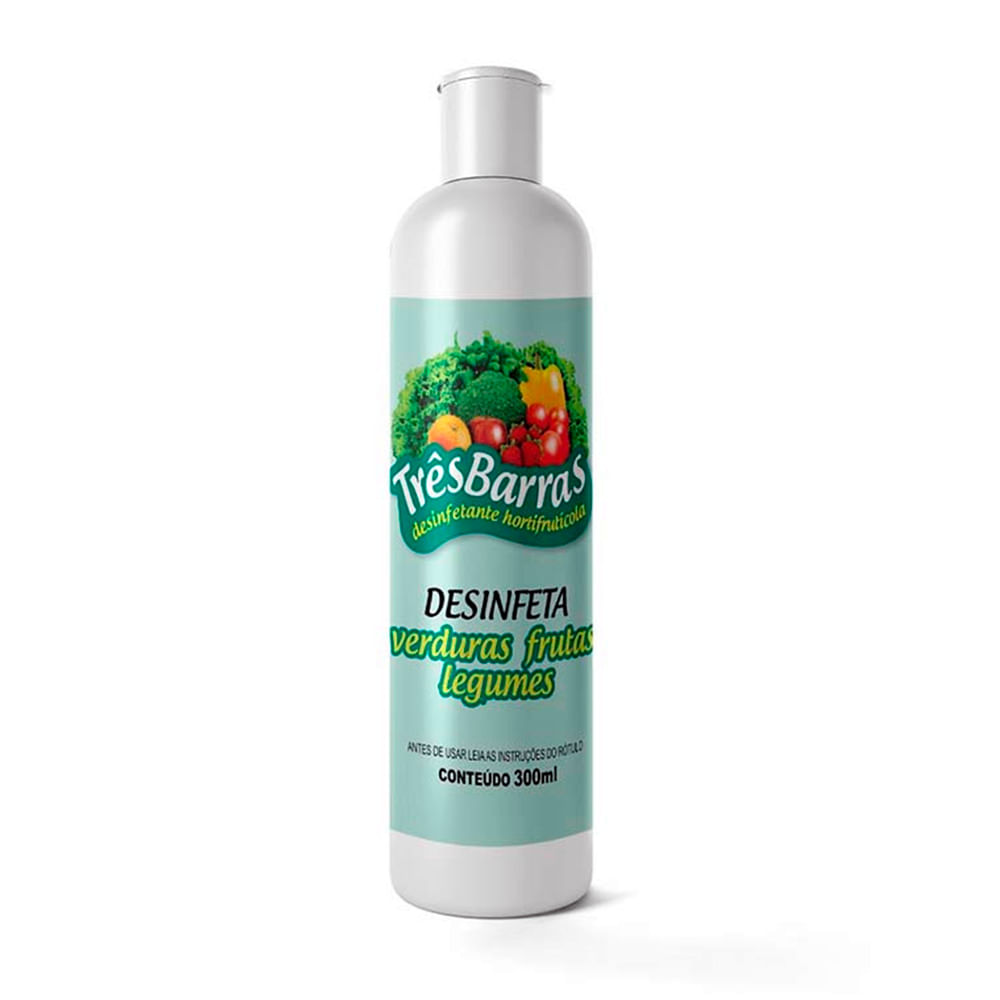 Desinfetante para Hortifruti Três Barras 300ml