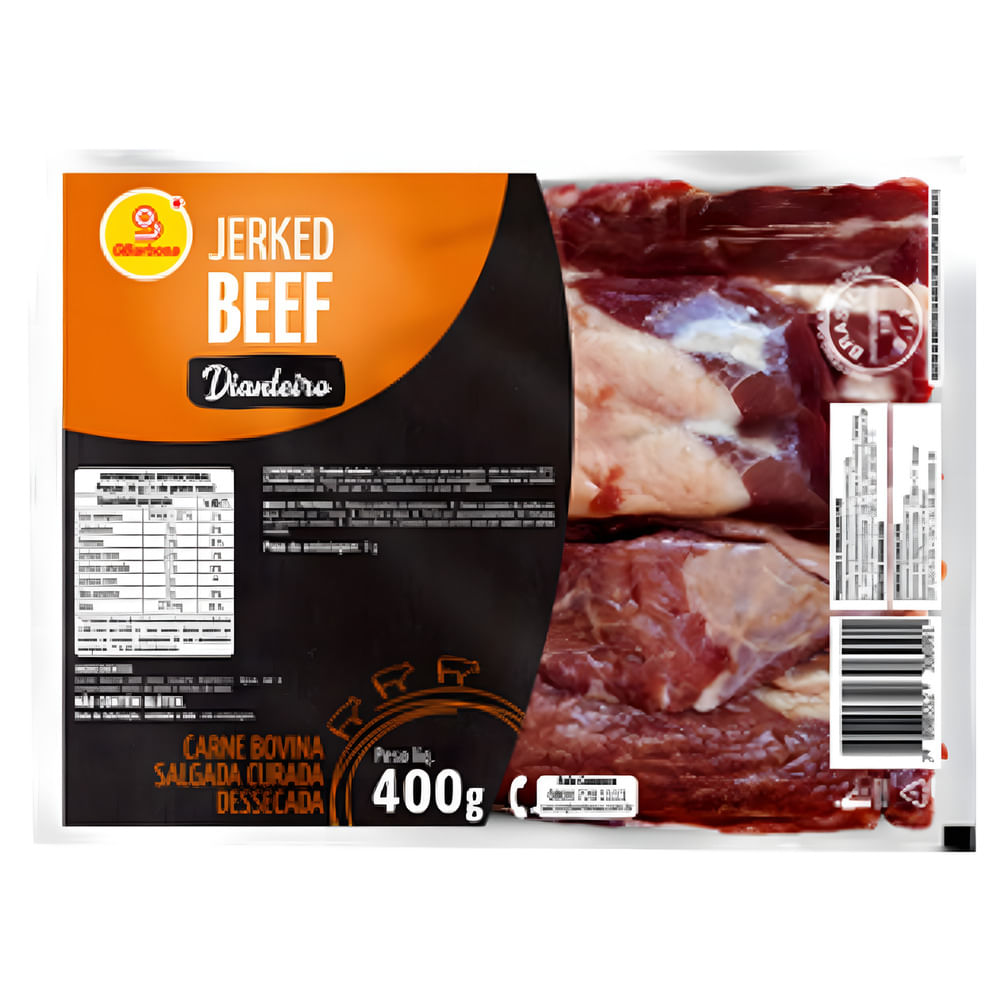 Jerked Beef GBarbosa Ponta de Agulha 400g