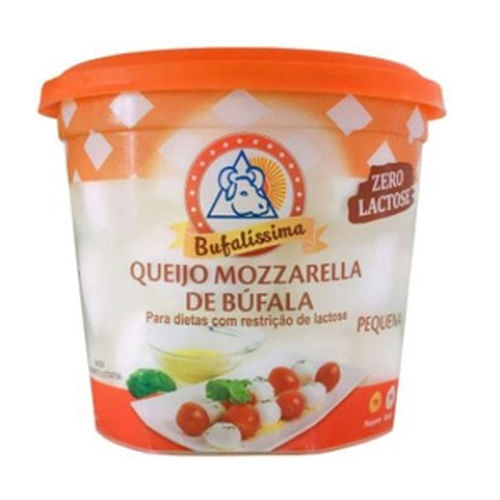 Queijo Mozzarella Bufalíssima Bola Zero Lactose 180g