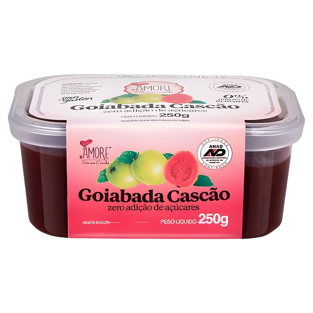 Goiabada Rbamore Cascão Zero Açúcar 250g