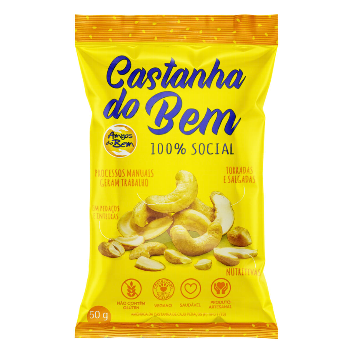 Castanha de Caju Amigos do Bem Torrada e Salgada 50g