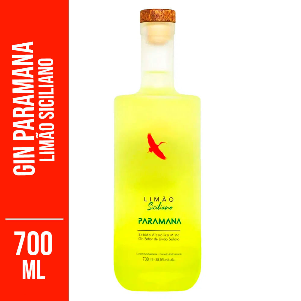 Gin Paramana Limão Siciliano 700ml