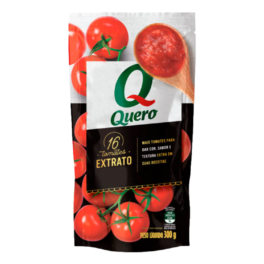 Extrato de Tomate Quero Extrato+ Sachê 300g