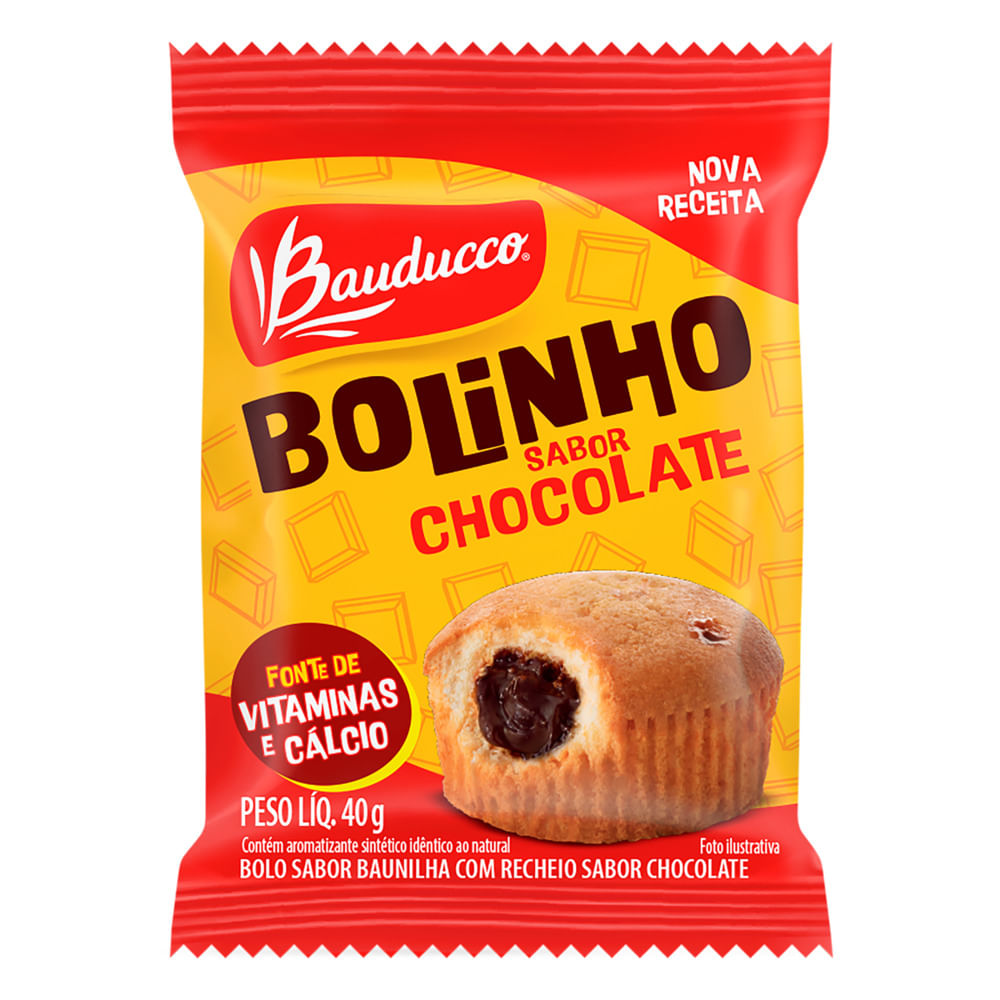 Bolinho Bauducco Baunilha com Chocolate 40g