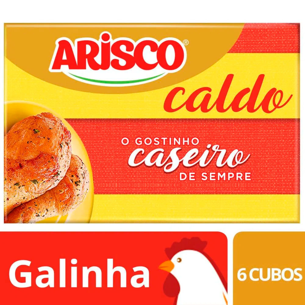 Caldo em Tablete Arisco Galinha Caipira 57g