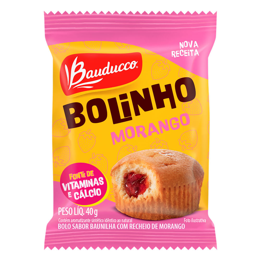 Bolinho Bauducco Morango 40g