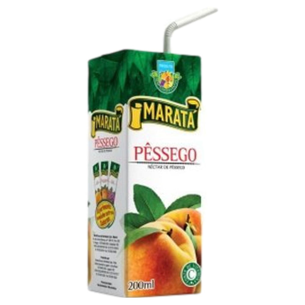 Néctar Maratá Pêssego Caixa 200ml