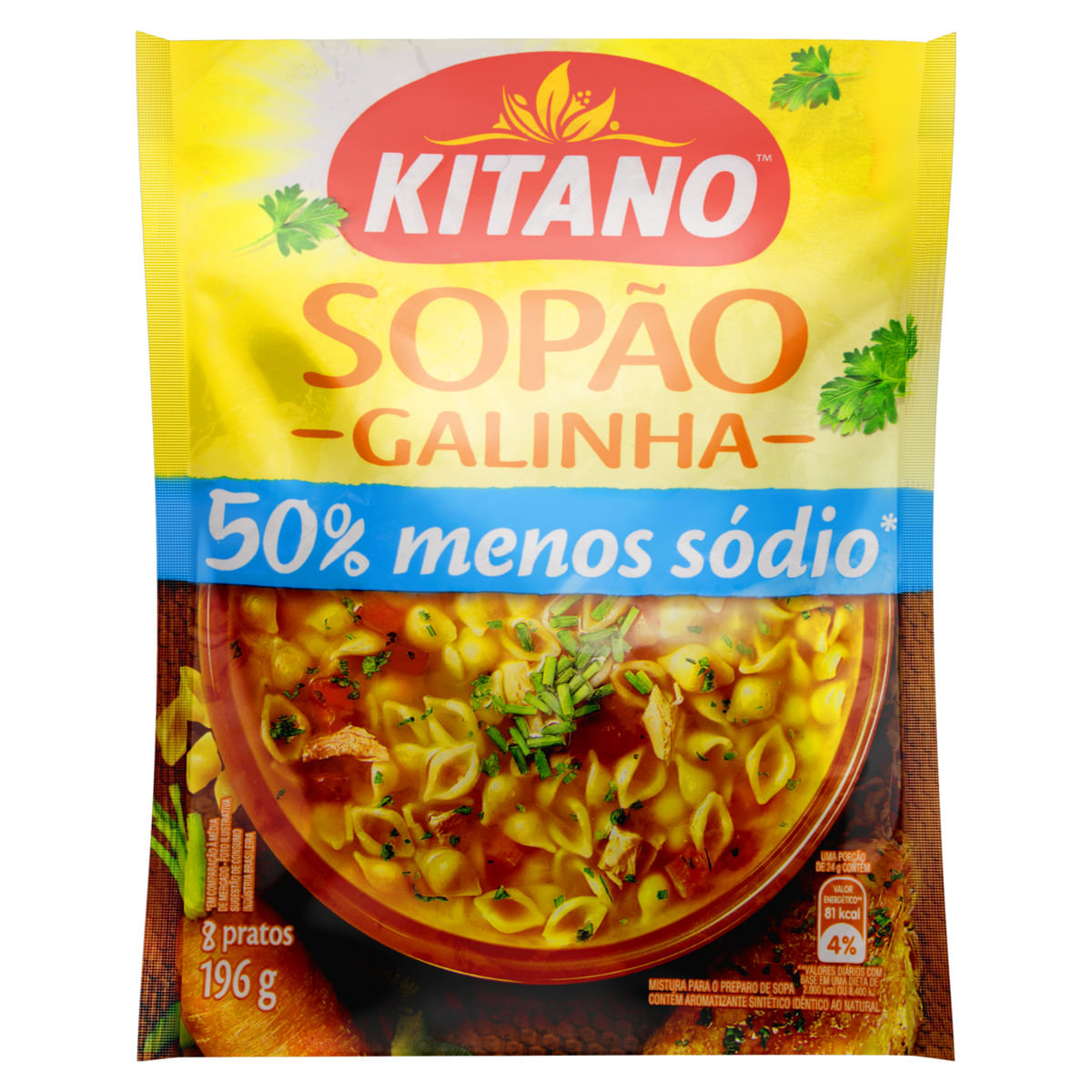 Sopão Kitano Galinha Sachê 196g