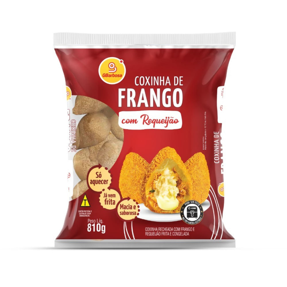 Coxinha de Frango GBarbosa Requeijão 810g