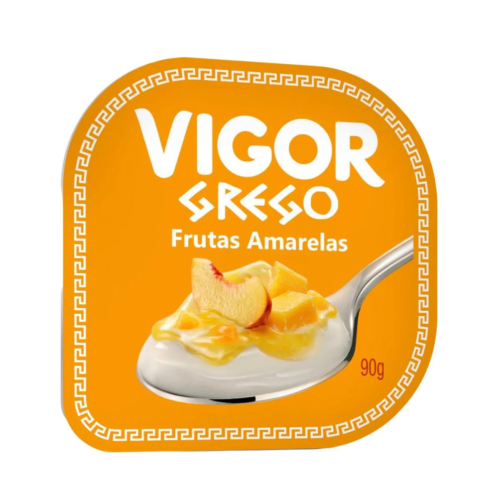 Iogurte Grego Vigor Frutas Amarelas 90g