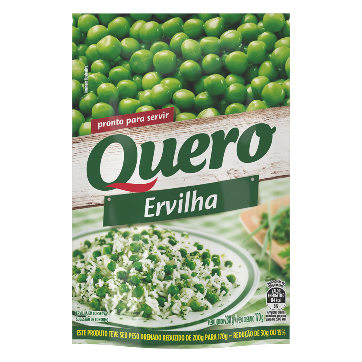 Ervilha Quero Sachê 170g