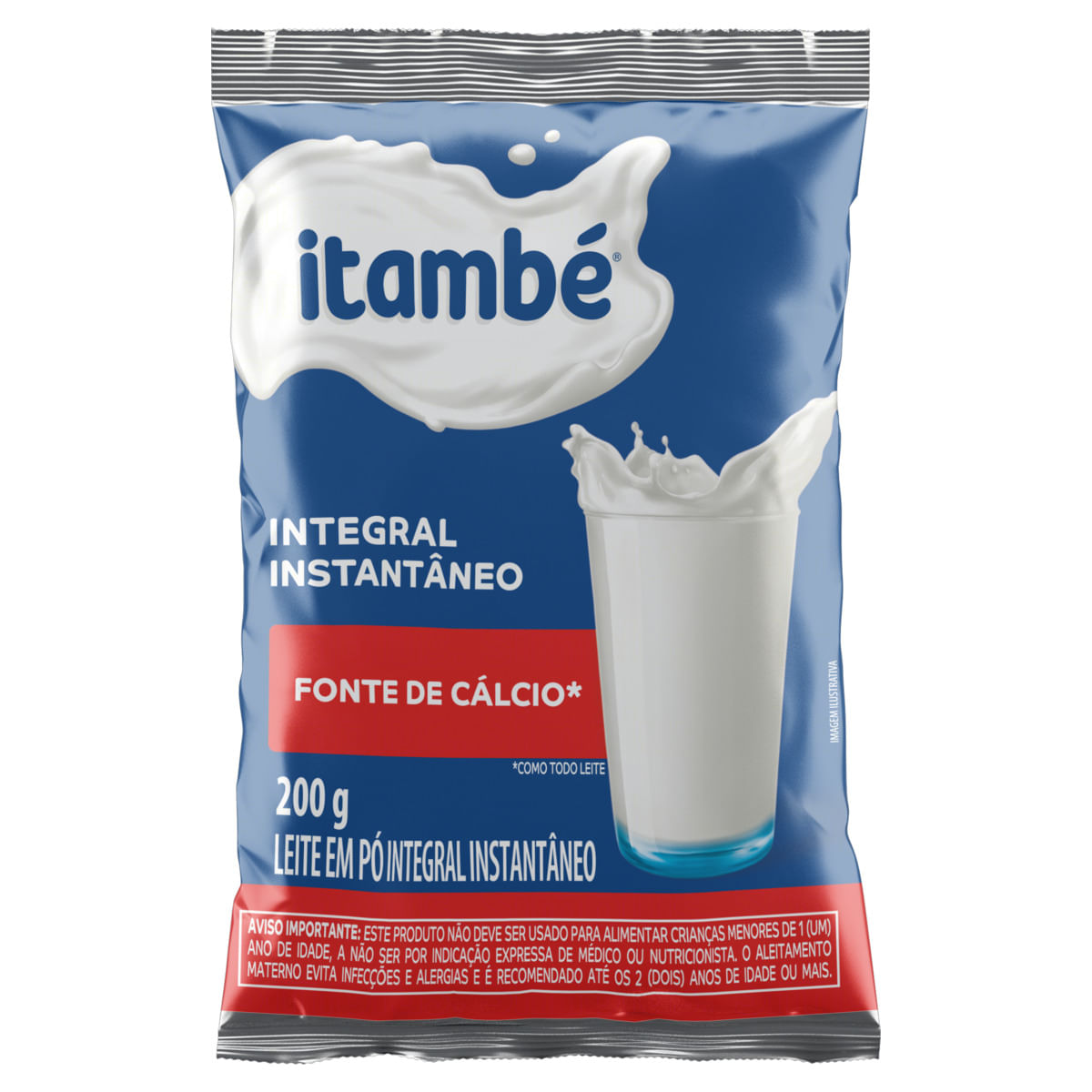 Leite em Pó Itambé Instantâneo Sachê 200g