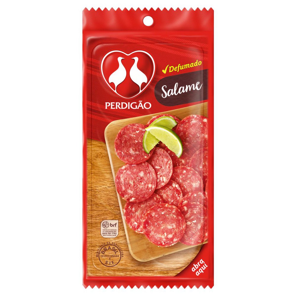 Salame Defumado Fatiado Perdigão 100g