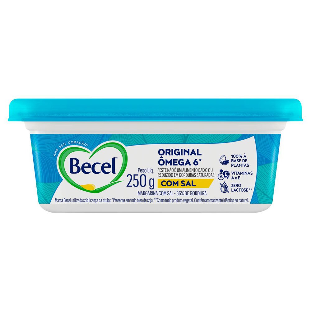 Creme Vegetal Becel Original com Sal 250g