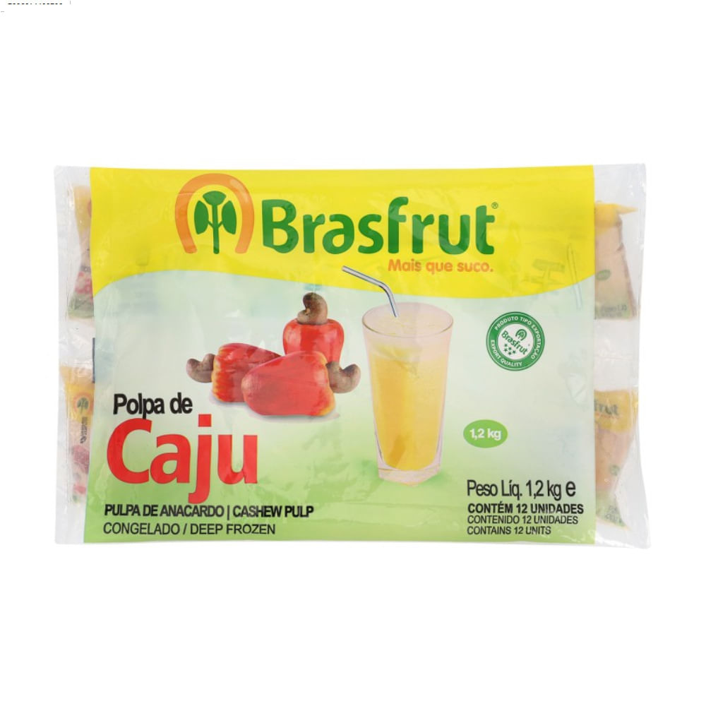Polpa de Fruta Brasfrut Caju 1.020g