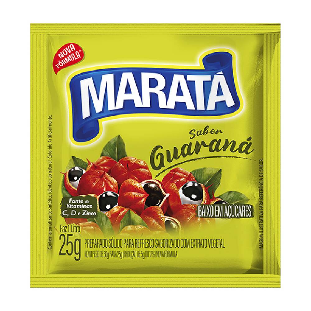 Refresco em Pó Maratá Guaraná 25g