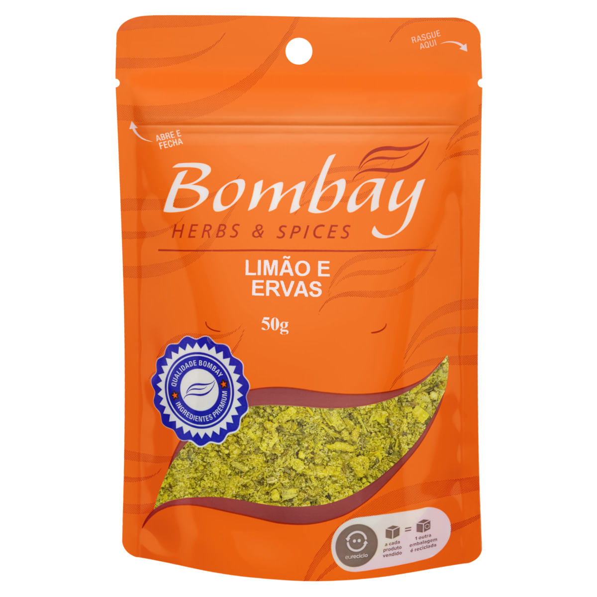Limão e Ervas Bombay 50g